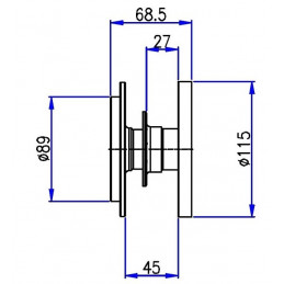 Quick system Lifeline 9 trous à visser