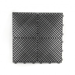 Dalles de sol garage ou atelier, stand noires
