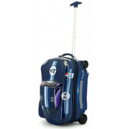 Valise 24H Le Mans enfant bleu