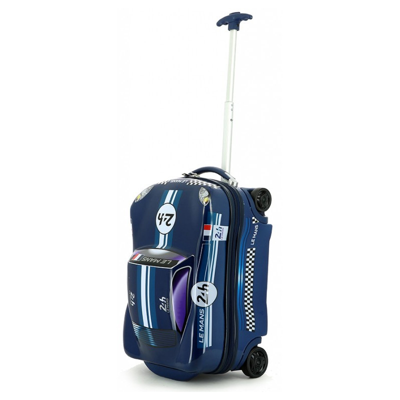 Valise 24H Le Mans enfant bleu