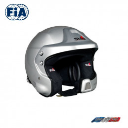 Casque FIA Stilo Jet WRC DES Rally Composite Gris
