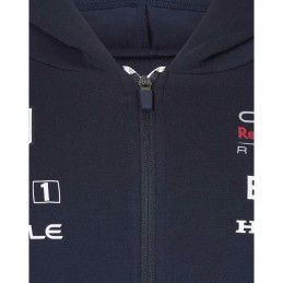 Sweat Zippé RED BULL Castore Team Replica Bleu