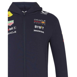 Sweat Zippé RED BULL Castore Team Replica Bleu