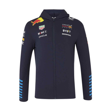 Sweat Zippé RED BULL Castore Team Replica Bleu