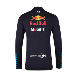 Sweat Zippé RED BULL Castore Team Replica Bleu Unisexe