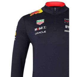 Sweat Zippé RED BULL Castore Team Replica Bleu Unisexe
