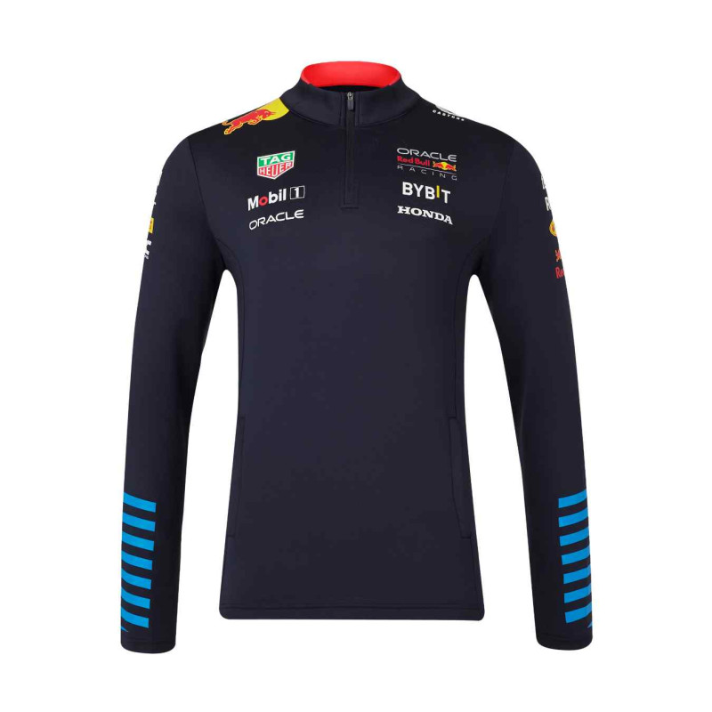 Sweat Zippé RED BULL Castore Team Replica Bleu Unisexe