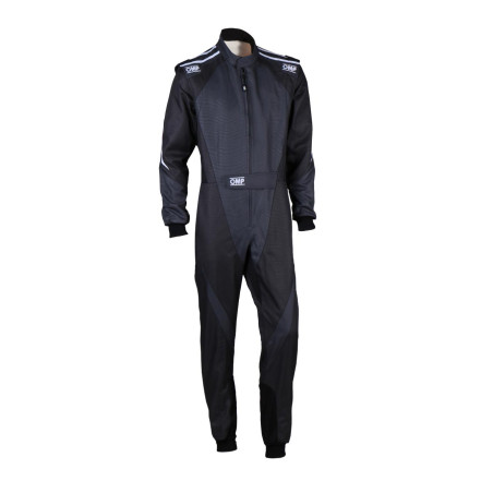 Combinaison Karting FIA OMP KS-3X Noir Anthracite