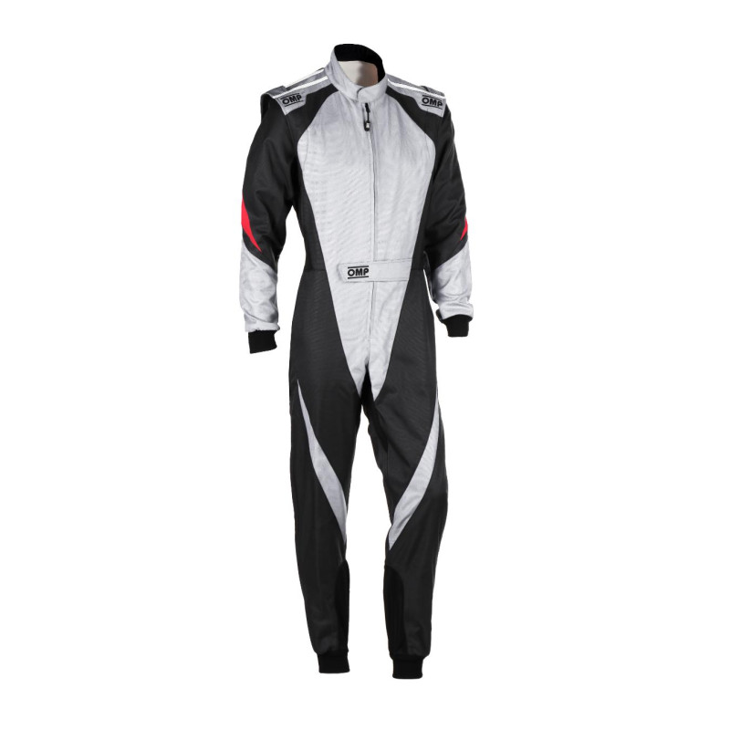 Combinaison Karting FIA OMP KS-3X Argent Noir
