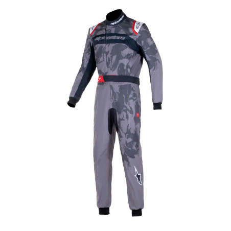 Combinaison Karting FIA KMX-9 V3 GRAPHIC 5 Gris et noir