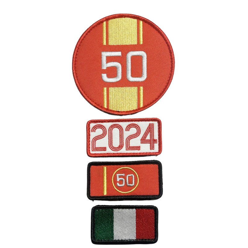 24H LEGENDE - 4 patchs brodés 2024 - Victoire Ferrari
