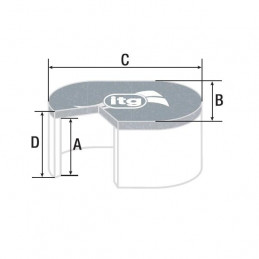 Filtre à air ITG Megaflow JC20